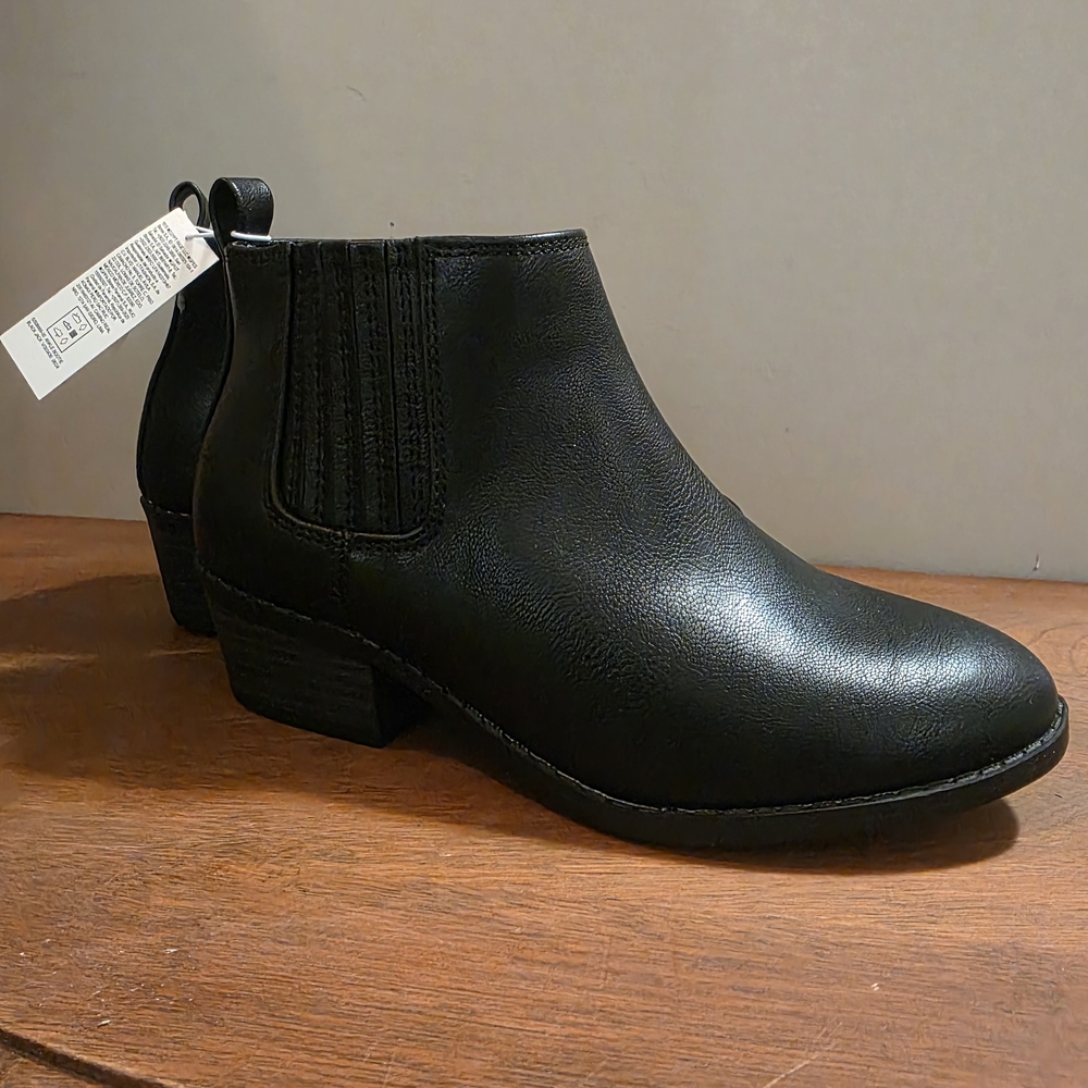 Black Ankle Boots Toddler 1year